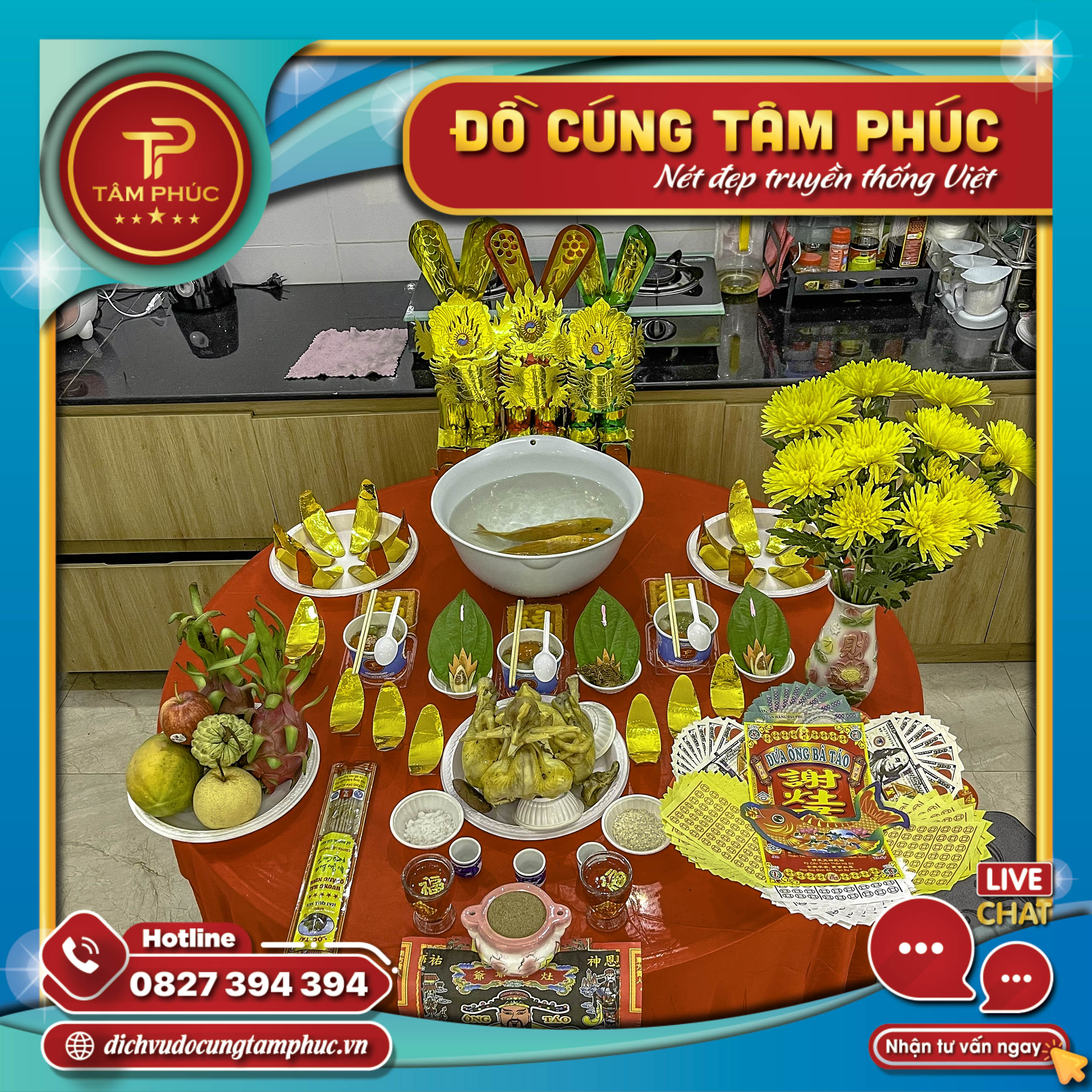 Lễ Vật Trong Mâm Cúng Ông Công Ông táo Cuối Năm